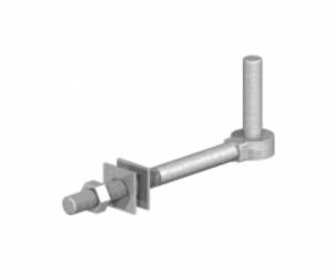 Field gate hook to bolt