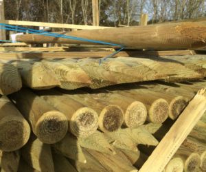 1.8m x 60mm machined post treated UC4