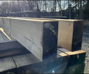 2.4m 92 x 192mm Planed chamfered corners Kiln Dried Pine UC4 Sleeper