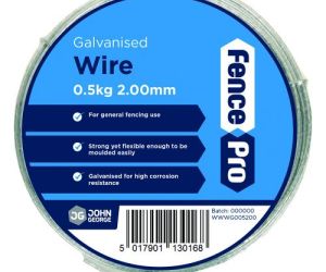 2mm x 0.5 kg galv tying wire approx 20m
