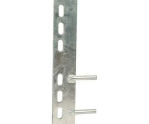 2 prong gravel board cleat 12" galv.