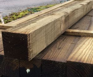 2.7m 100mm x 100mm TREATED TRADE