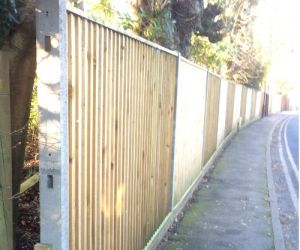 1.5m Concrete Closeboard per linear meter